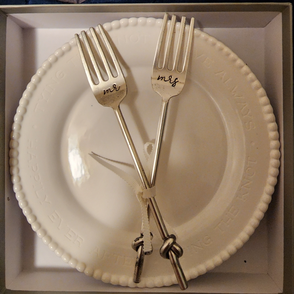 Mud Pie Mr. & Mrs. Cake Testing Set